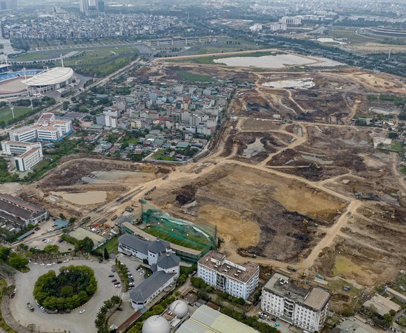 Hà Nội tốc lực đào 7 hồ nước, phấn đấu sớm hoàn thiện để đưa vào chống ngập