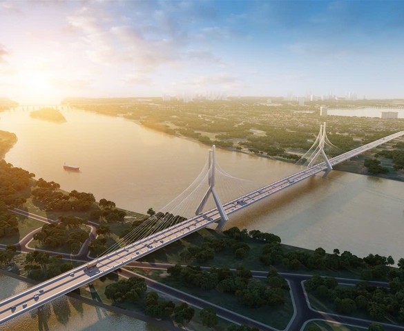 Chỉ 1 năm nữa, hợp long cây cầu hơn 20.000 tỷ giúp giảm tải cho cầu Chương Dương, Long Biên