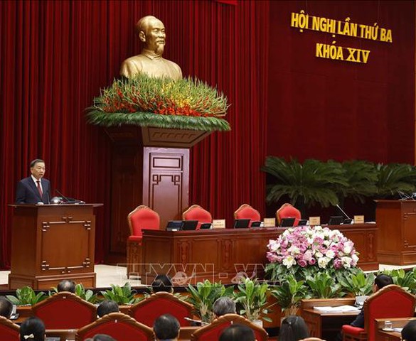 Thông cáo báo chí về ngày làm việc thứ năm và bế mạc Hội nghị lần thứ ba Ban Chấp hành Trung ương Đảng khóa XIV