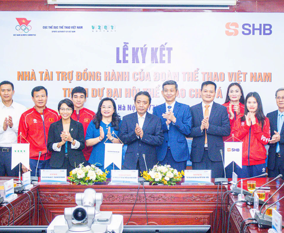 SHB trở thành Nhà tài trợ đồng hành của Đoàn Thể thao Việt Nam tại ASIAD 2026