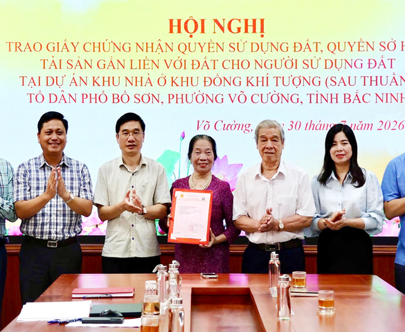 Bắc Ninh: Người dân khu nhà ở Đồng Khí Tượng được nhận đất sau 24 năm vướng mắc
