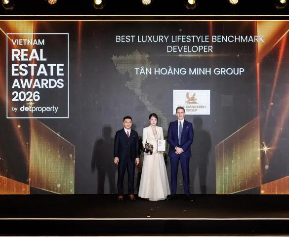 Tân Hoàng Minh thắng lớn tại Dot Property Vietnam Real Estate Awards 2026