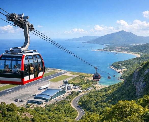 Việt Nam dự kiến có tuyến cáp treo trên ‘hòn đảo bí ẩn’, kết nối đến sân bay xây từ thời Pháp thuộc
