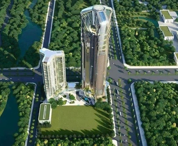 Việt Nam đang xây dựng tháp chọc trời với biểu tượng 'song long' độc đáo: Cao 75 tầng được kiến tạo bởi KTS ngoại quốc, tương lai là 'nóc nhà' miền Bắc