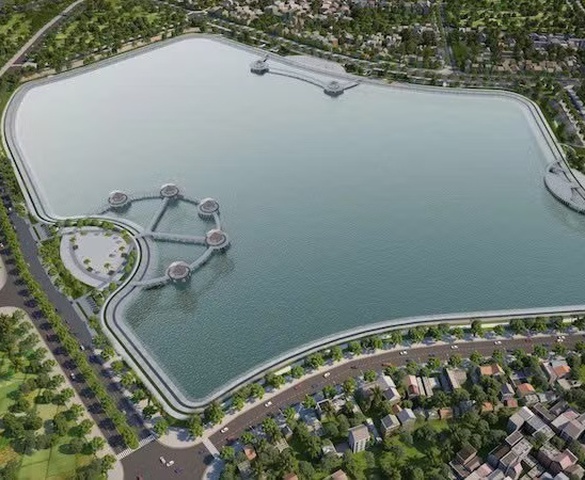 Hà Nội đào 'siêu hồ' gần 1.000 tỷ, tương lai giảm ngập lụt cho phía Đông