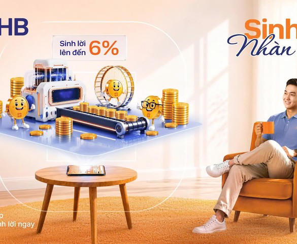 SHB SAHA ra mắt tính năng "Sinh lời nhàn tênh": Tự động sinh lời tới 6%/năm