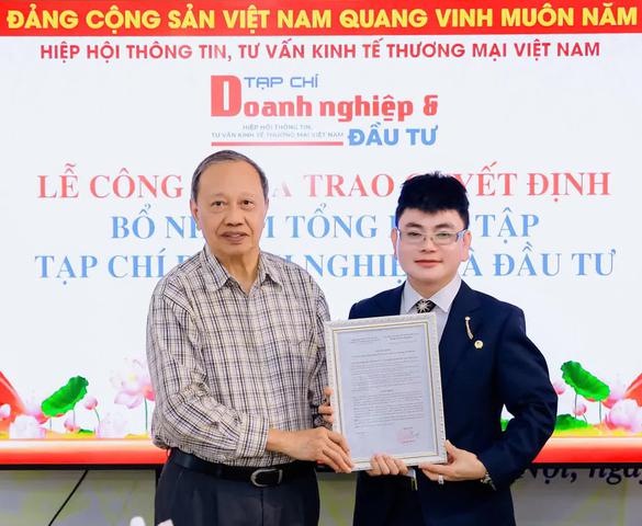 Nhà báo Đào Bình giữ chức Tổng Biên tập Tạp chí Doanh nghiệp và Đầu tư