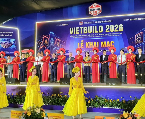 Vietbuild TP.HCM 2026: Đột phá công nghệ, tạo cú huých cho thị trường bất động sản