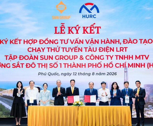 Sun Group hợp tác với đơn vị khai thác Metro số 1 Bến Thành - Suối Tiên, hướng tới chuẩn hóa vận hành LRT Phú Quốc