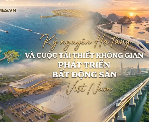 Kỷ nguyên hạ tầng và cuộc tái thiết không gian phát triển bất động sản Việt Nam