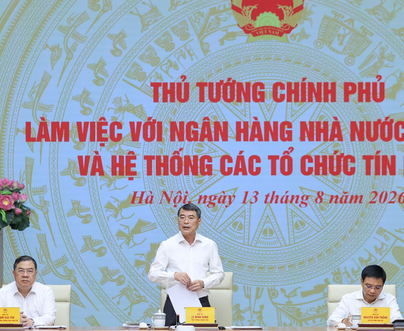 Thủ tướng Chính phủ làm việc với Ngân hàng Nhà nước và hệ thống các tổ chức tín dụng
