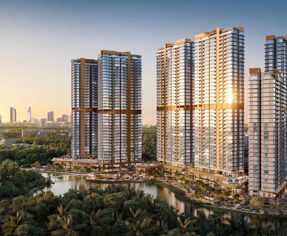 Gamuda Land cất nóc hai tòa tháp cuối cùng, dự án hạng sang Eaton Park chính thức hoàn thành kết cấu