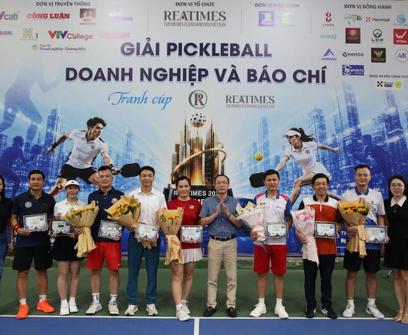 Khai mạc Giải Pickleball Báo chí và Doanh nghiệp tranh cúp Reatimes 2026