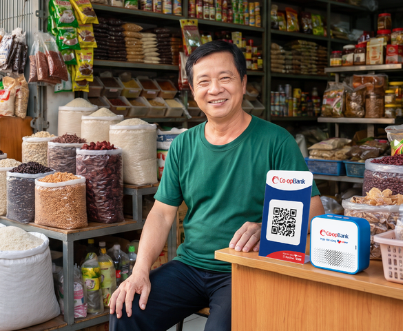 VNPAY trang bị loa thông báo giao dịch: Bước đầu để hộ kinh doanh tiếp cận công nghệ trong hoạt động buôn bán hàng ngày