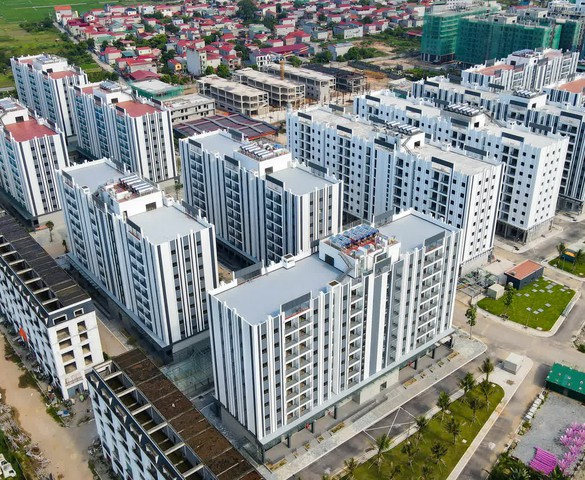 Cận cảnh tổ hợp nhà ở xã hội 3.000 tỷ đồng, 2.000 căn hộ sắp về đích ở Bắc Ninh