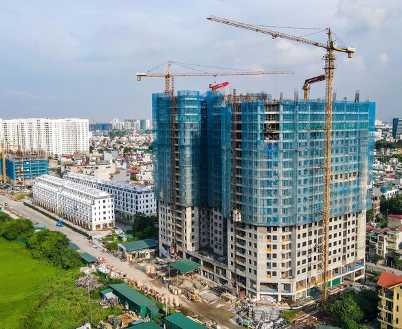Hà Nội: Cận cảnh dự án nhà ở xã hội Thượng Thanh vừa cất nóc tòa đầu tiên, giá gần 30 triệu đồng/m2