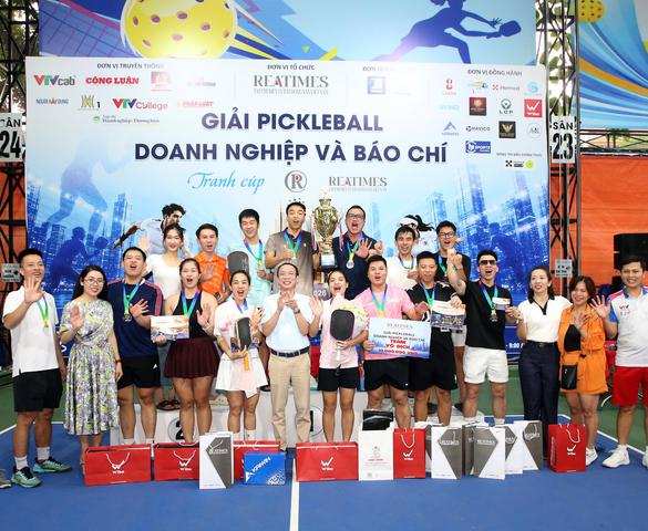 Bế mạc Giải Pickleball Báo chí và Doanh nghiệp tranh cúp Reatimes 2026: Dấu ấn tinh thần thể thao và sự gắn kết