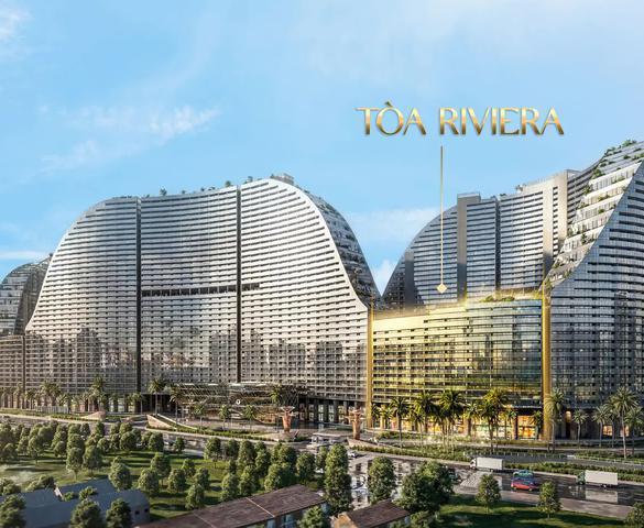 Lộ diện tòa Riviera - cửa ngõ của tổ hợp 12 tòa tháp ven sông Noble Crystal Riverside tại khu Nam Tp.HCM
