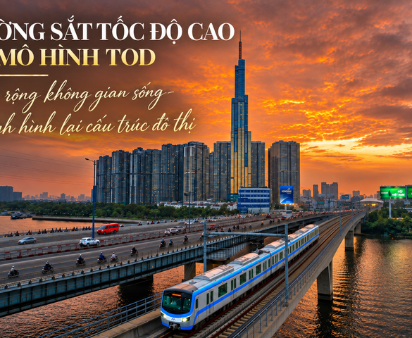 Đường sắt tốc độ cao và mô hình TOD: Mở rộng không gian sống, định hình lại cấu trúc đô thị