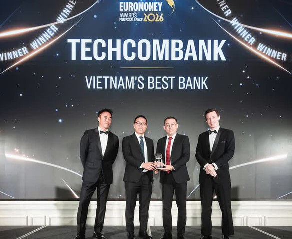 Techcombank lần thứ 6 liên tiếp được Euromoney vinh danh "Ngân hàng Tốt nhất Việt Nam"