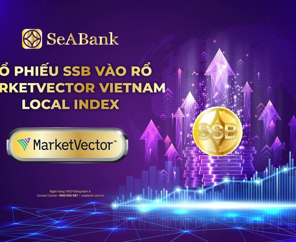 SSB là cổ phiếu duy nhất được thêm vào rổ MarketVector Vietnam Local Index
