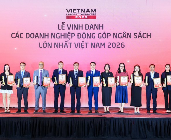 Tân Á Đại Thành được vinh danh Top 39 doanh nghiệp tư nhân nộp ngân sách lớn nhất Việt Nam
