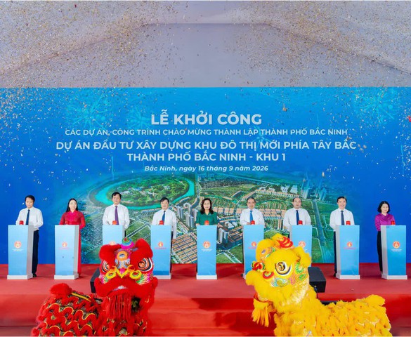 Vingroup khởi công Dự án Đầu tư xây dựng Khu đô thị mới phía Tây Bắc thành phố Bắc Ninh - Vinhomes King Park
