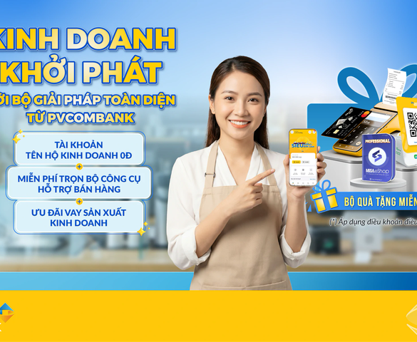 PVcomBank ra mắt giải pháp bán hàng toàn diện cho hộ kinh doanh