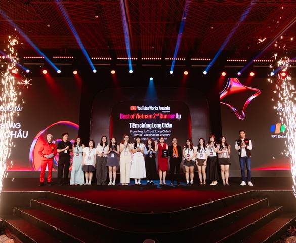 Truyền cảm hứng chăm sóc sức khoẻ chủ động, Long Châu thắng lớn tại YouTube Works Awards Vietnam 2026