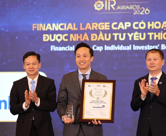 VietinBank (HOSE: CTG) năm thứ 4 liên tiếp được vinh danh Doanh nghiệp niêm yết có hoạt động IR được Nhà đầu tư yêu thích nhất