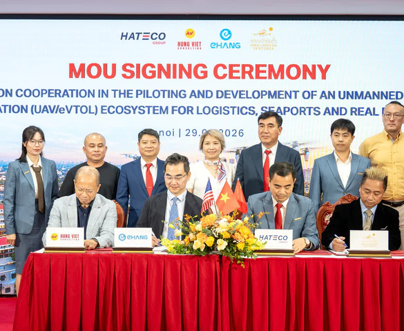 Hateco hợp tác cùng các đối tác quốc tế, nghiên cứu phát triển hàng không không người lái tại Việt Nam