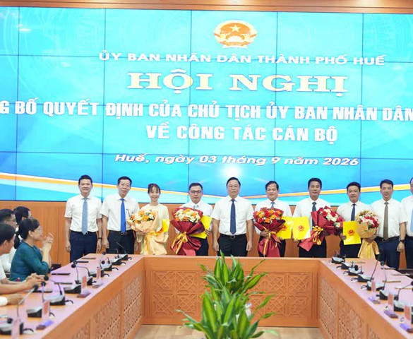 Huế bổ nhiệm cán bộ Sở Văn hóa, Thể thao và Du lịch