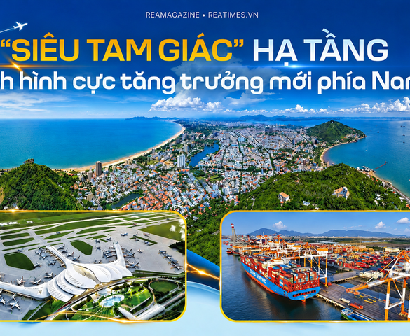 “Siêu tam giác” hạ tầng định hình cực tăng trưởng mới phía Nam