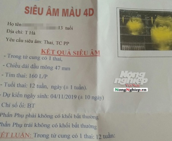 Khi nữ sinh lớp 8 mang thai 12 tuần tuổi: Điều gì đang xảy ra vậy?