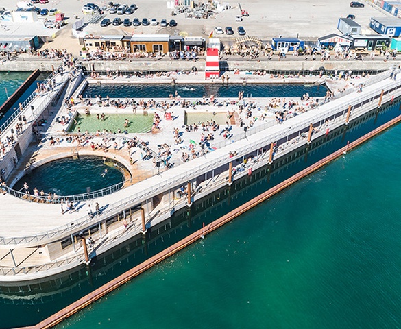Tổ hợp giải trí dưới nước Harbour Bath: Mô hình mới cho Hồ Tây?