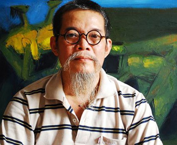 Họa sĩ viết văn tay ngang
