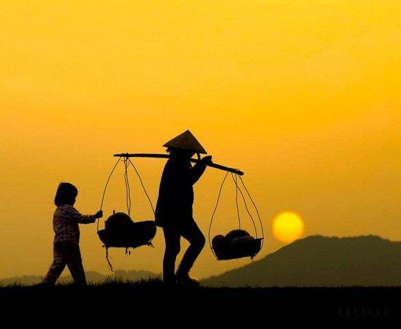Bình yên trong con là mẹ