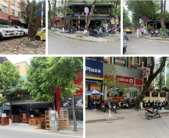 Phường Định Công: Người dân bất lực nhìn vỉa hè bị chiếm dụng