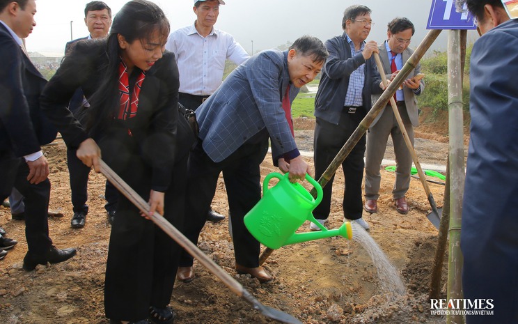 Chủ tịch VNREA tham dự Lễ phát động "Tết trồng cây đời đời nhớ ơn Bác Hồ" tại Bắc Giang