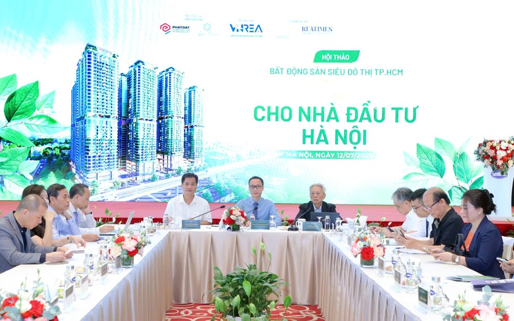 Hội thảo "Bất động sản siêu đô thị TP.HCM: Thời cơ vàng cho nhà đầu tư Hà Nội"