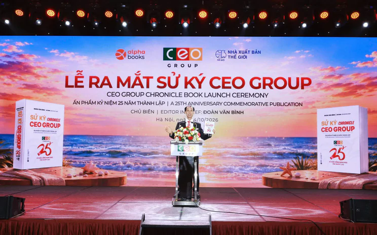 Ra mắt ấn phẩm Sử ký đặc biệt chào mừng Kỷ niệm 25 năm thành lập CEO Group