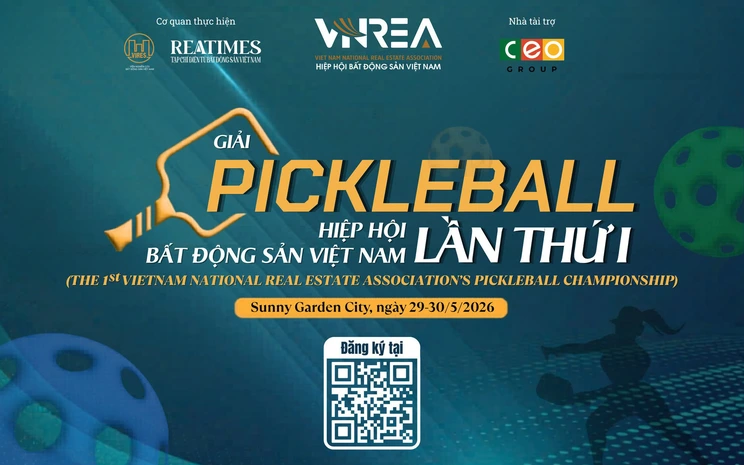 Chính thức phát động và mở cổng đăng ký Giải Pickleball Hiệp hội Bất động sản Việt Nam lần thứ I