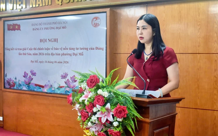 Reatimes đạt giải Nhất Cuộc thi chính luận về bảo vệ nền tảng tư tưởng của Đảng lần thứ Sáu năm 2026 tại phường Đại Mỗ
