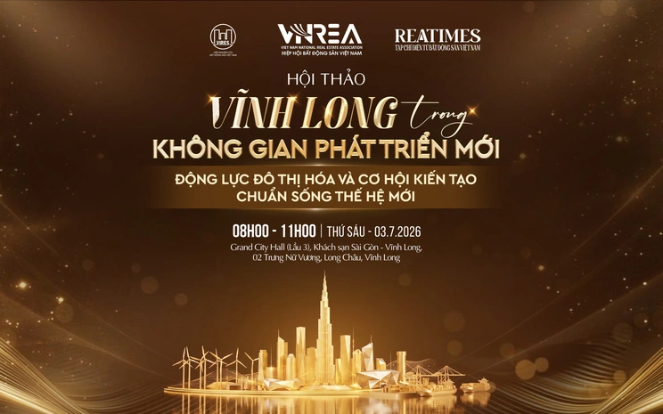 Ngày 3/7 diễn ra Hội thảo “Vĩnh Long trong không gian phát triển mới: Động lực đô thị hóa và cơ hội kiến tạo chuẩn sống thế hệ mới”
