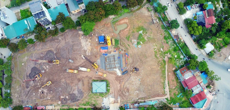 Cận cảnh dự án nhà ở xã hội trên đường Vành đai 3,5 sắp thông xe