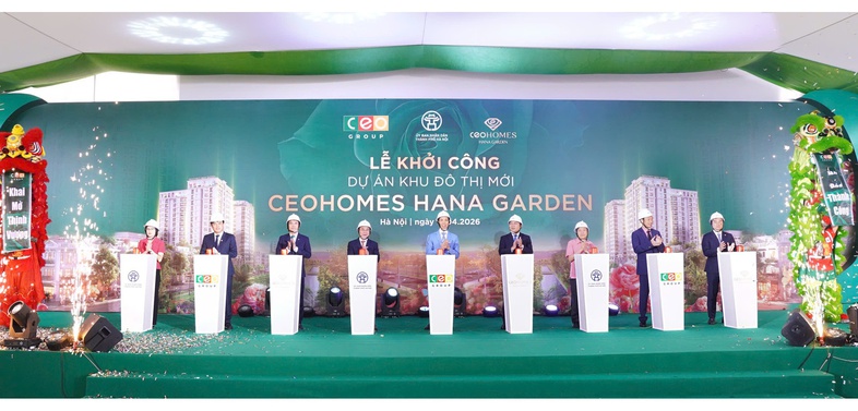 CEO Group khởi công Khu đô thị mới CEOHomes Hana Garden, mở rộng trục phát triển phía Bắc Hà Nội