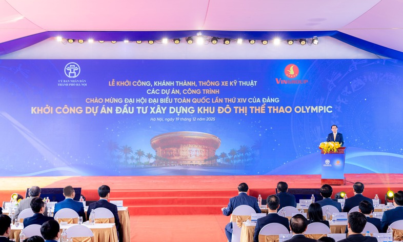 Khởi công Khu đô thị thể thao Olympic: Dấu ấn thời sự trong ngày cả nước đồng loạt triển khai các công trình trọng điểm
