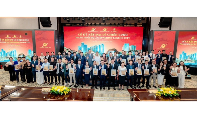 Sunshine Legend City “bắt tay” hàng loạt đại lý chiến lược, thổi bùng sức nóng bất động sản phía Đông Hà Nội